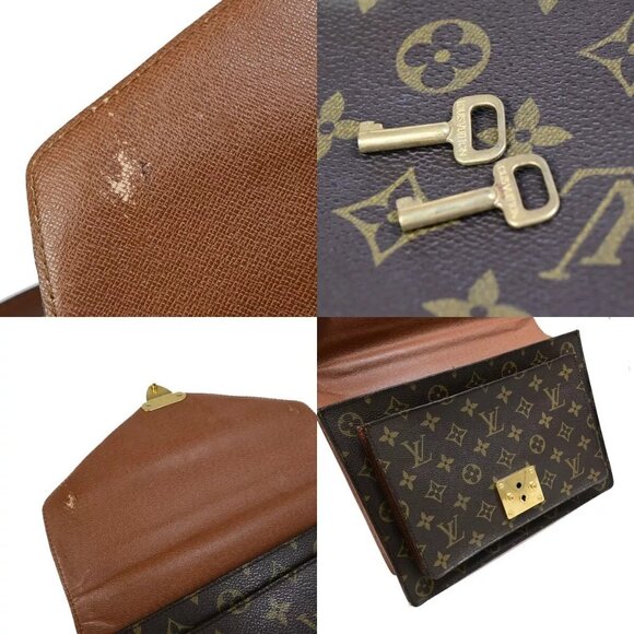 LOUIS VUITTON Monceau 28 2Way Shoulder Hand Bag Monogram Leather M51185 77EC110 - Picture 10 of 16